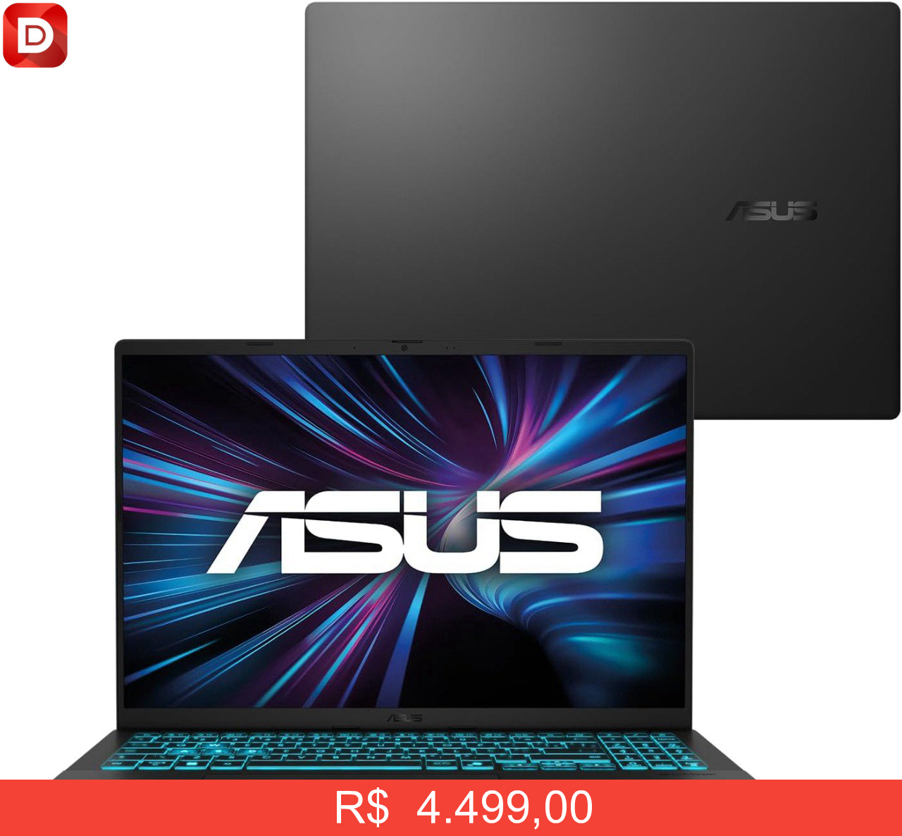 Foto do produto Notebook Asus V16