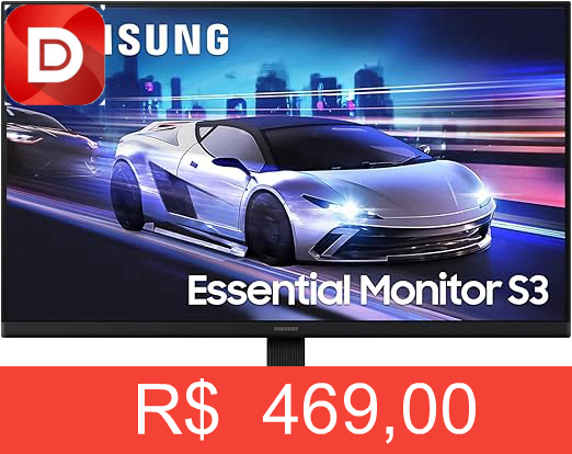 Foto do produto Monitor Gamer Samsung 24