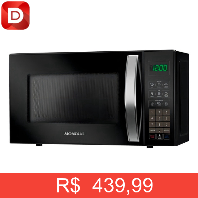Foto do produto Micro-Ondas Mondial 21L 1200W