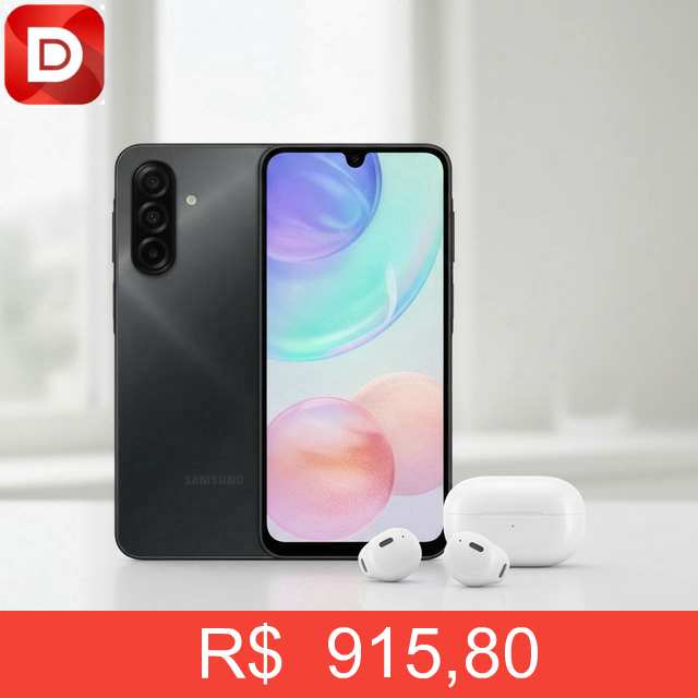 Foto do produto Samsung Galaxy A17 256gb e Galaxy Buds Core Branco