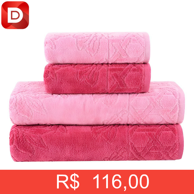 Foto do produto Jogo de Toalhas 4 Peças Buddemeyer Village Banho