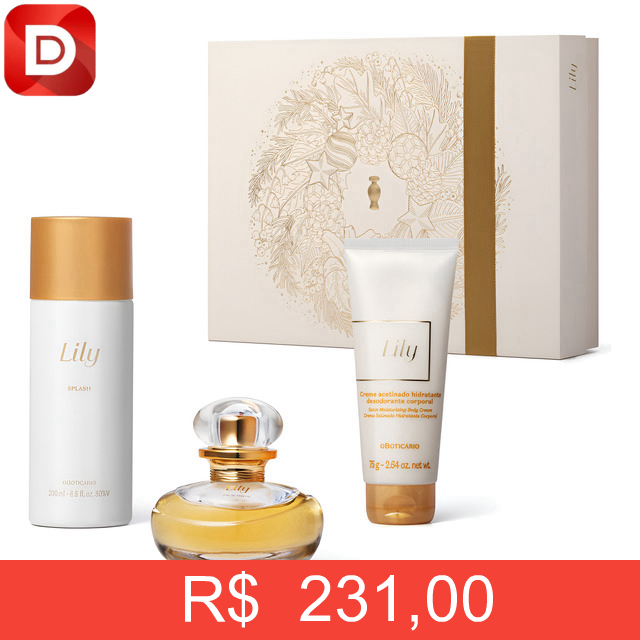Foto do produto Boticário Lily Kit Presente