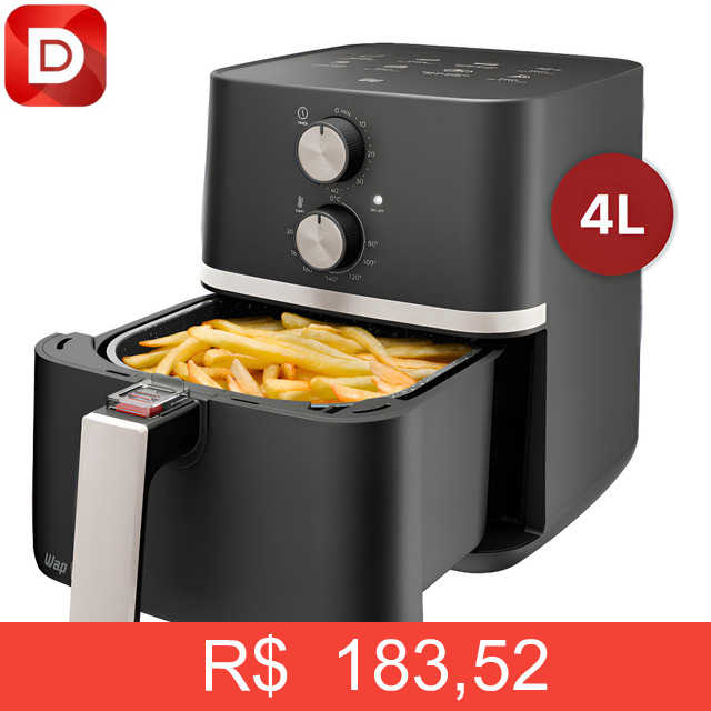 Foto do produto Fritadeira Elétrica Wap Air Fryer Family 4l