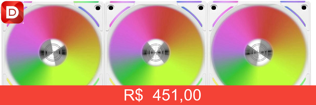 Foto do produto KIT GAMER UNI FAN 120MM
