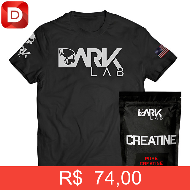 Foto do produto Camiseta Creatina Dark
