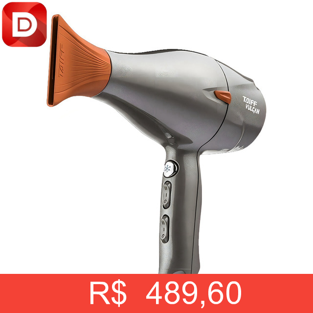 Foto do produto Secador De Cabelos Taiff Vulcan Diamante Íon Cerâmica