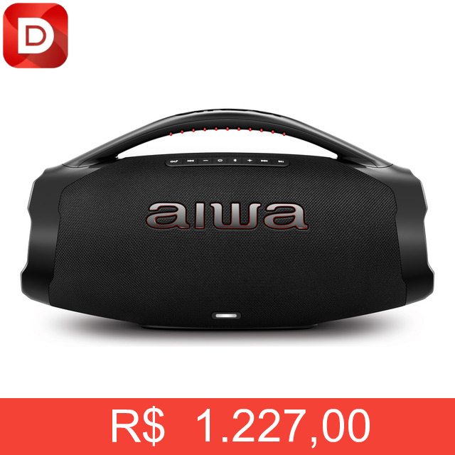 Foto do produto Caixa De Som Boombox Aiwa AWS-BBS-01B