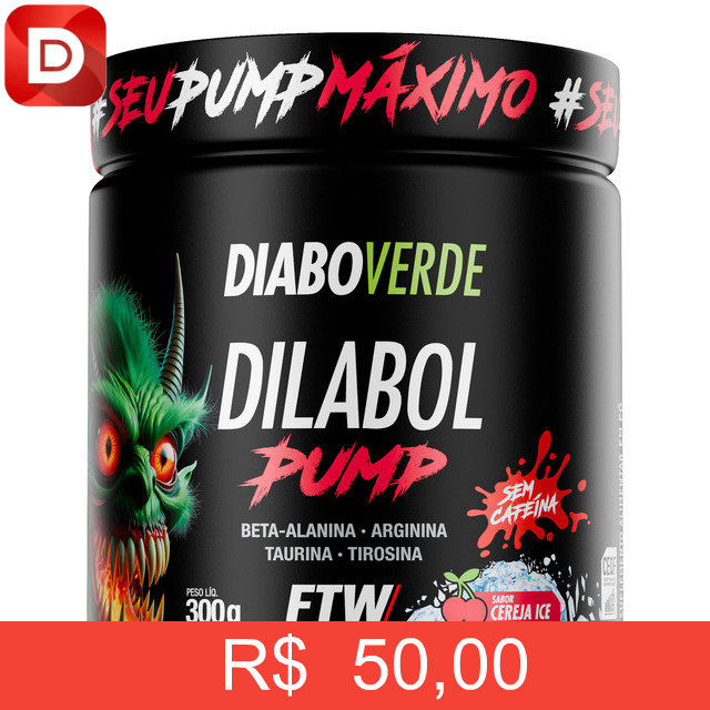Foto do produto Dilabol Pump Pré Treino 300g