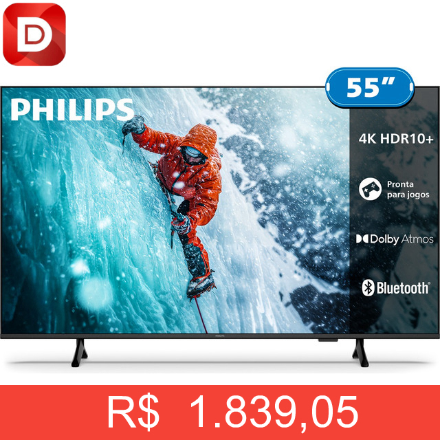 Foto do produto Smart Tv Philips 55