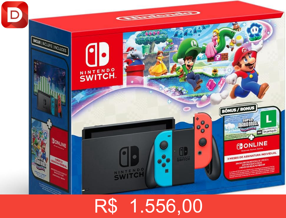 Foto do produto Nintendo Switch Bundle