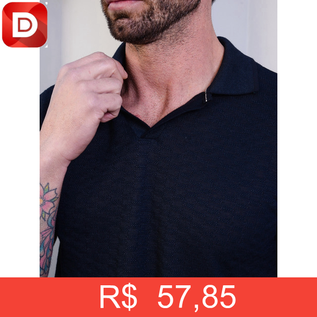 Foto do produto Camisa Polo Texturizado Tricot