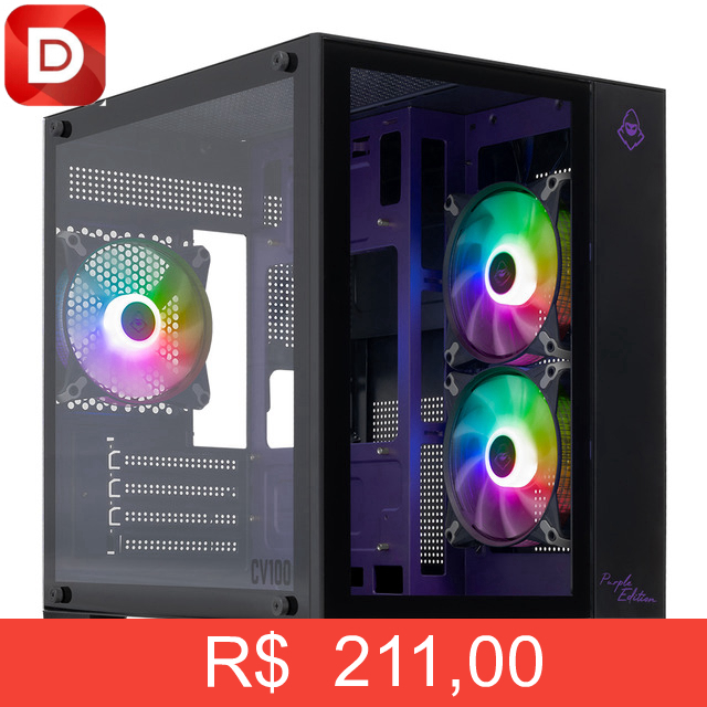 Foto do produto Gabinete Gamer Mancer Cv100