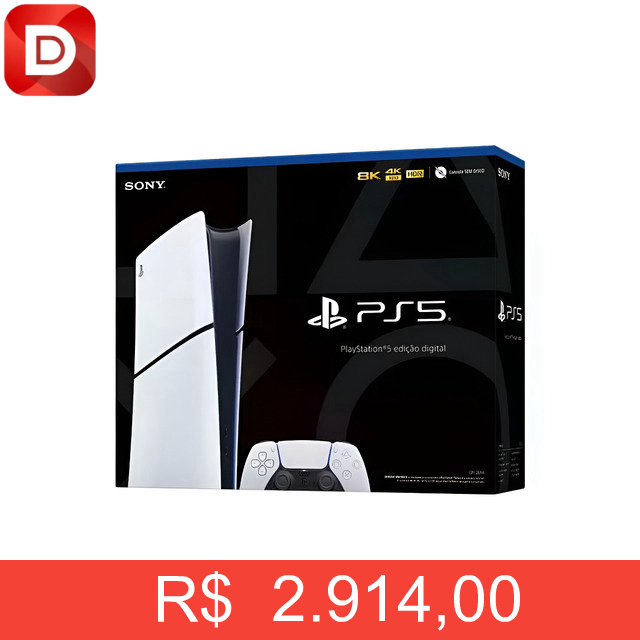 Foto do produto Console Playstation 5 Slim Edição Digital