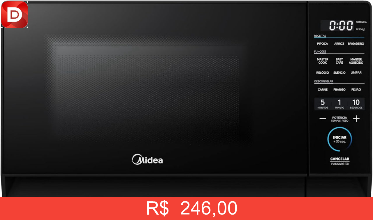 Foto do produto Micro-ondas MasterCook Midea