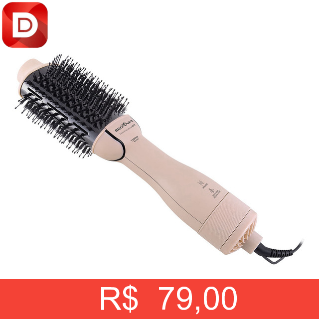 Foto do produto Escova Secadora De Cabelos Britânia Soft 4 Em 1