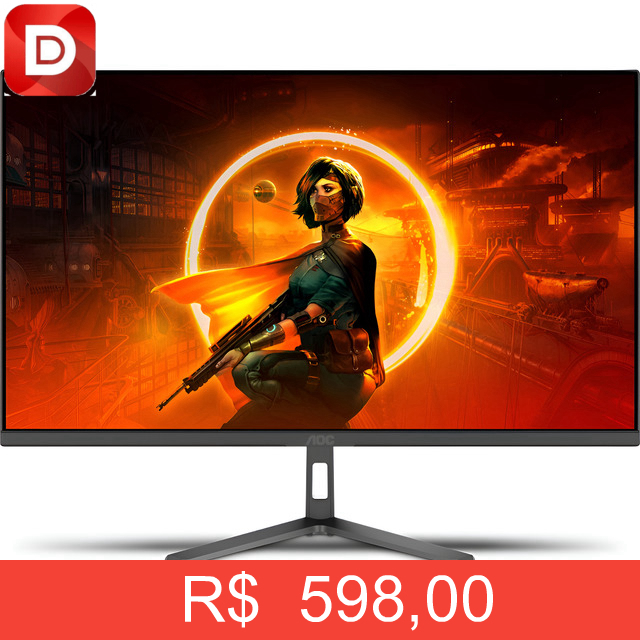 Foto do produto Monitor Gamer AOC 24