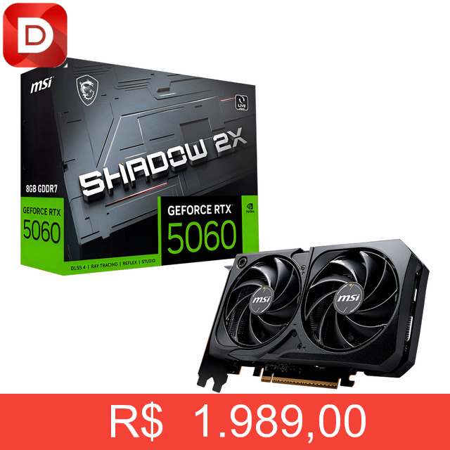 Foto do produto Msi Rtx 5060
