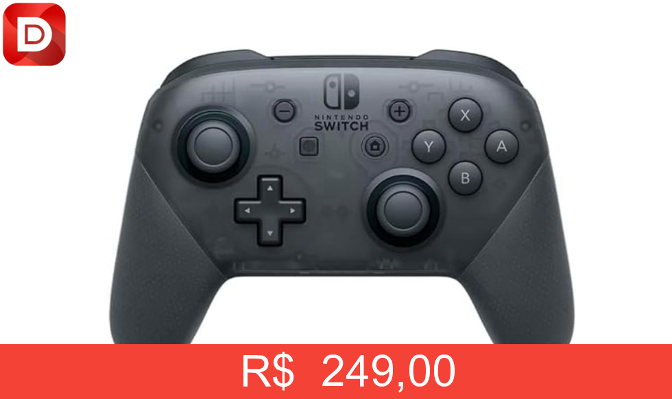 Foto do produto Controle Nintendo Switch Pro