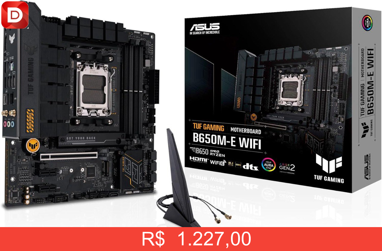 Foto do produto Asus TUF Gaming B650M-E WIFI