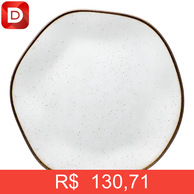 Foto do produto Conjunto De 6 Pratos Sobremesa 21,5cm Ryo Maresia