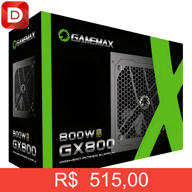 Foto do produto Gamemax GX Series GX800