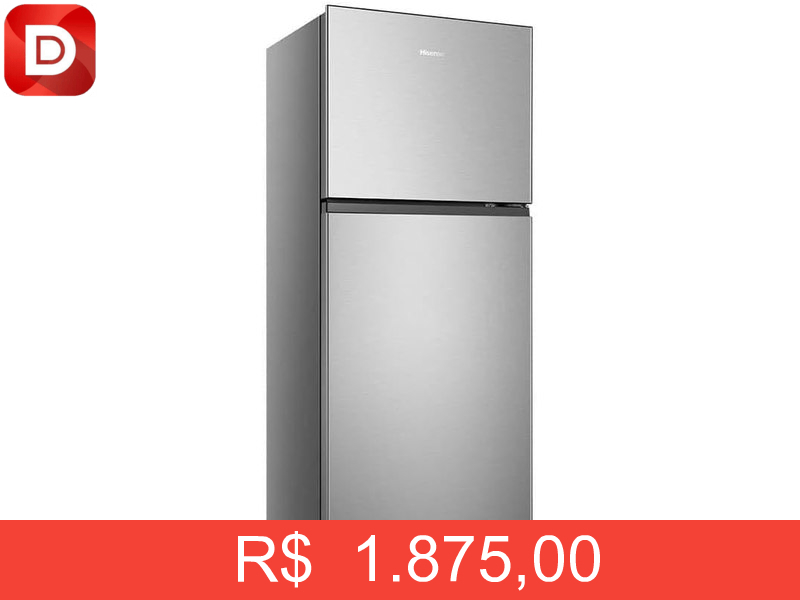 Foto do produto Geladeira Hisense Frost Free Duplex 379l