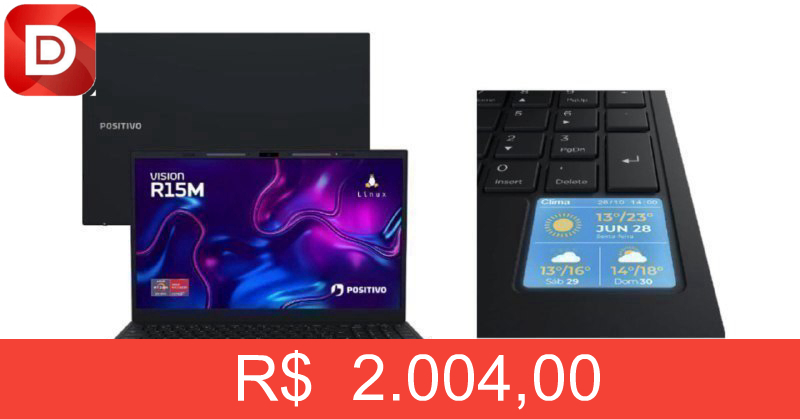 Foto do produto Notebook Positivo Vision R15M