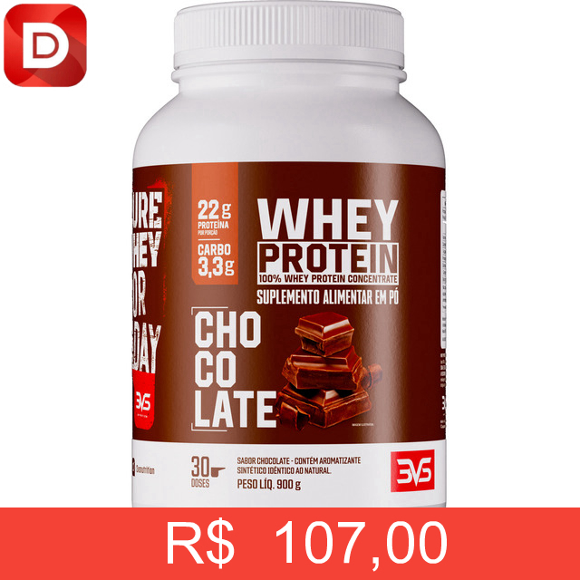 Foto do produto Whey Protein 100% 3VS Nutrition Concentrado