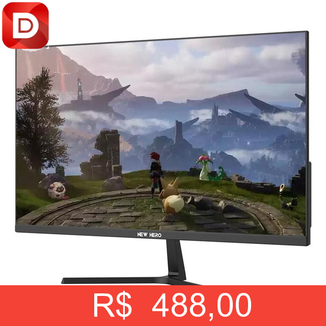 Foto do produto Monitor Gamer New Hero Blade 23.8 Ips Full Hd 180hz 1ms