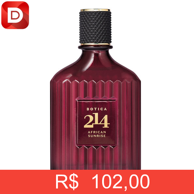 Foto do produto Perfume Boticário Botica 214 African Sunrise