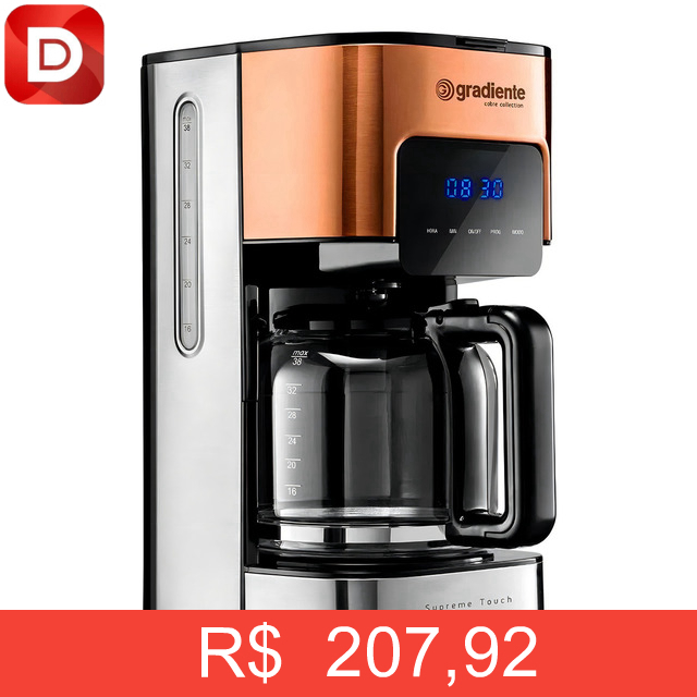 Foto do produto Cafeteira Digital Programável Supreme Touch Gradiente