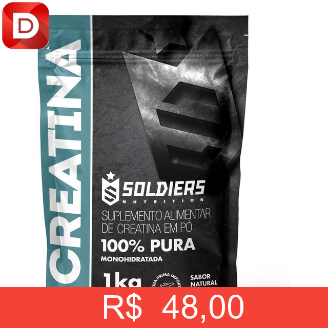 Foto do produto Creatina Pura 100% Soldiers