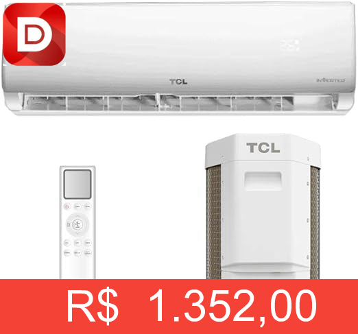 Foto do produto Ar Condicionado TCL Split Hi Wall Elite Inverter