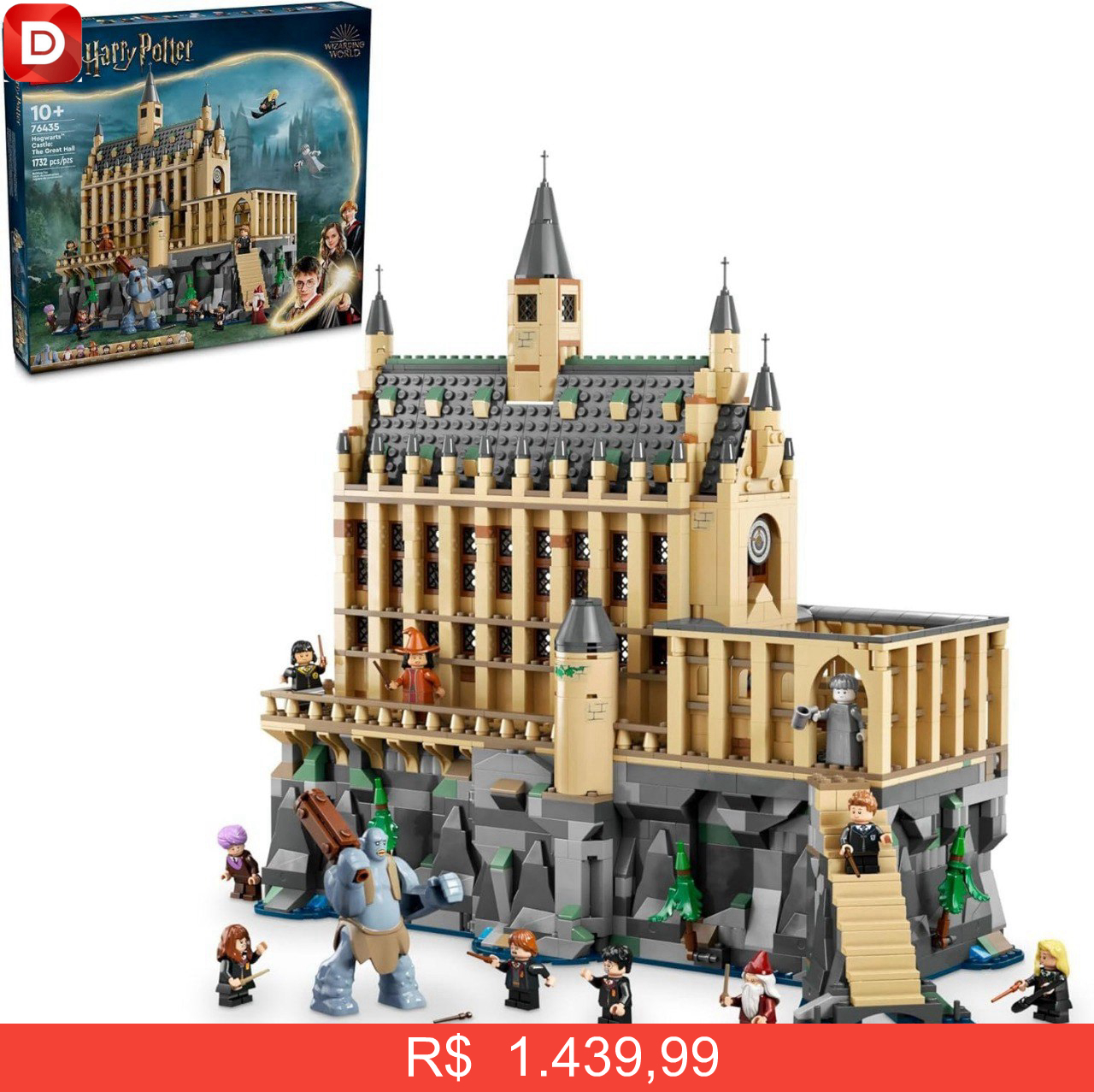 Foto do produto LEGO Harry Potter Castelo de Hogwarts