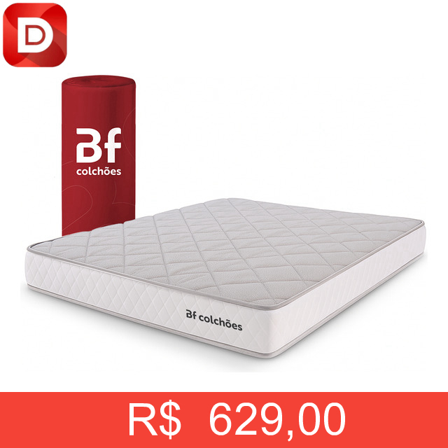 Foto do produto Colchão Casal Ortopédico de Espuma D33