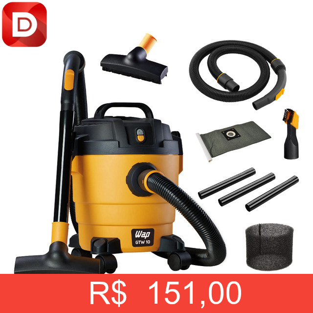Foto do produto Aspirador de Pó e Água WAP GTW 10