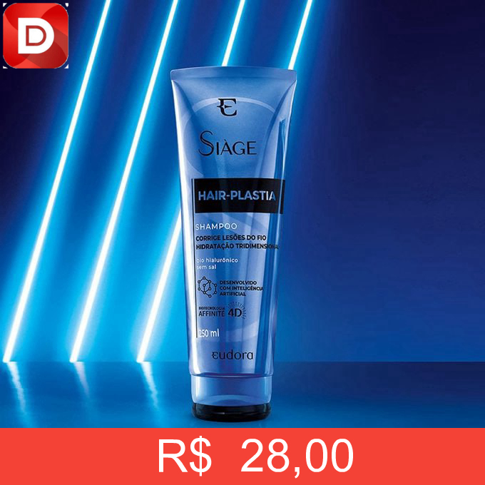Foto do produto Eudora Siàge Hair-Plastia Shampoo