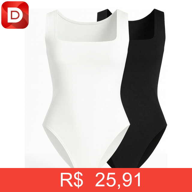 Foto do produto Kit 2 Body Feminino Regata