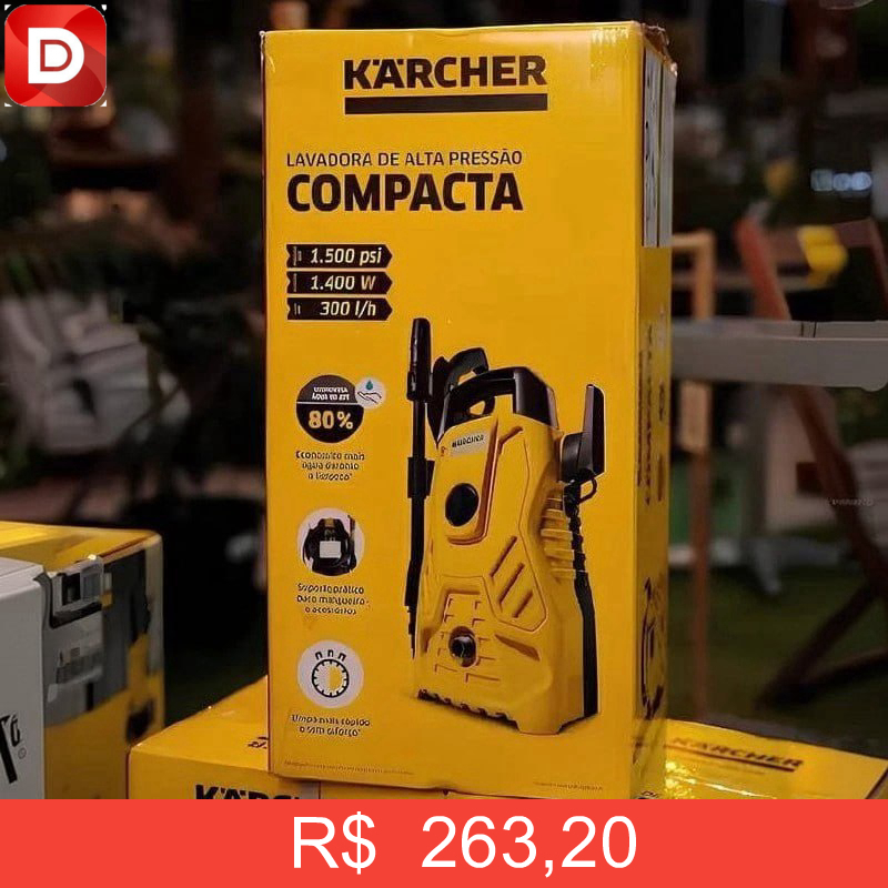 Foto do produto Kärcher Lavadora de Alta Pressão Compacta