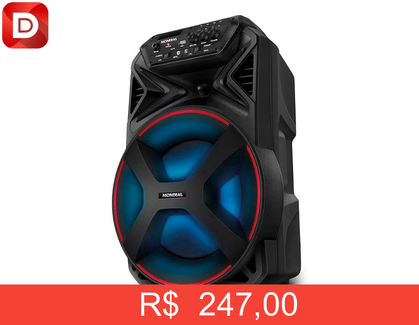 Foto do produto Mondial Caixa Amplificada Connect Partyplus