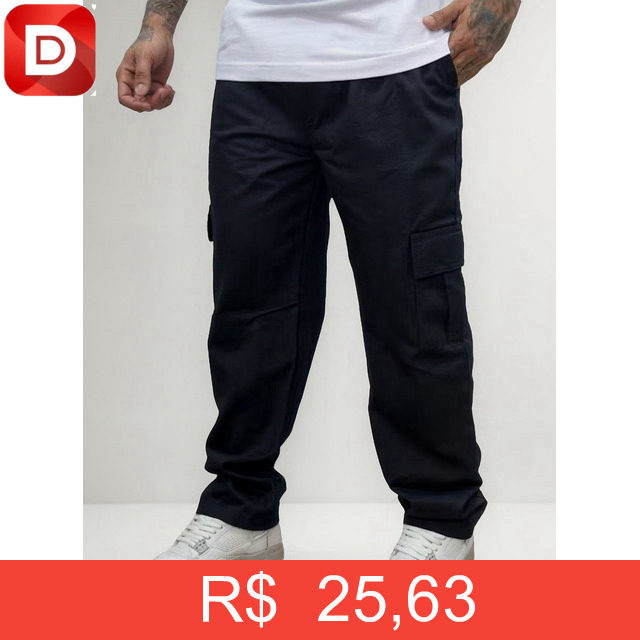 Foto do produto Calça Jogger Cargo Sarja