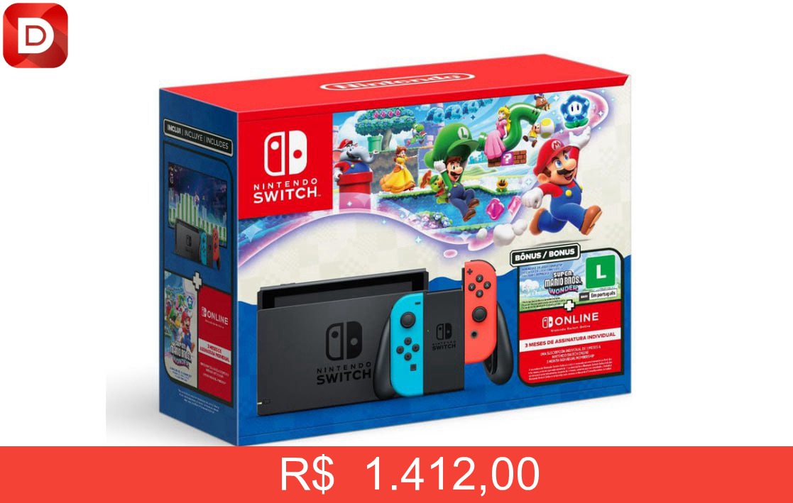 Foto do produto Nintendo Switch Bundle