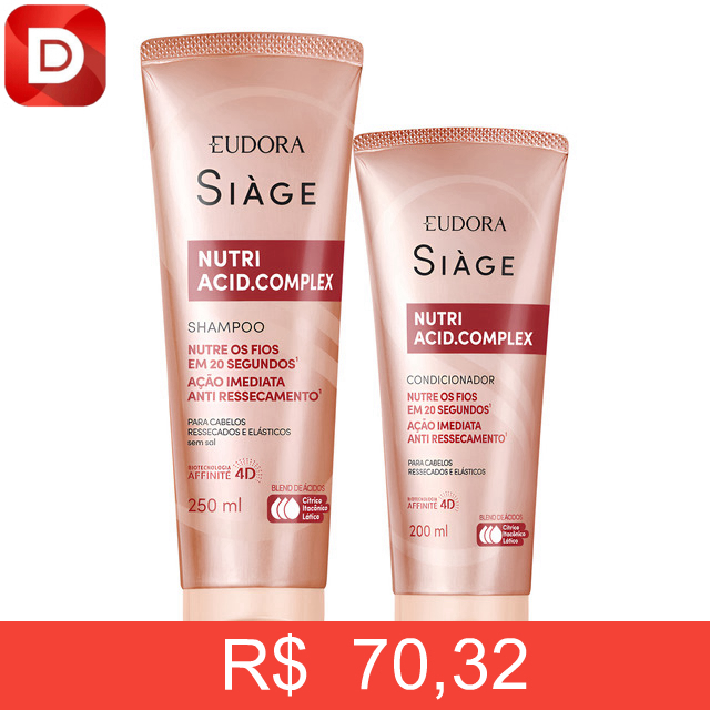 Foto do produto Combo Siàge Nutri Acid.complex