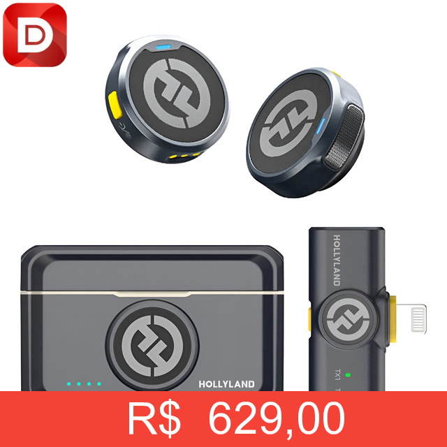 Foto do produto Microfone sem fio Hollyland Lark M2