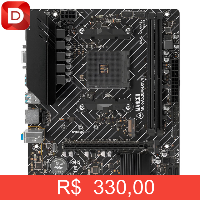 Foto do produto Placa Mae Mancer A520m Dx
