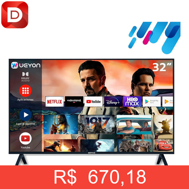 Foto do produto Smart TV Weyon 32WDSNMX