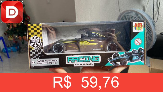 Foto do produto Carrinho Controle Remoto Recarregável Fórmula 1