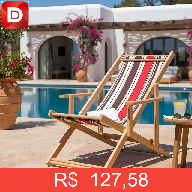 Foto do produto Espreguiçadeira Dobrável