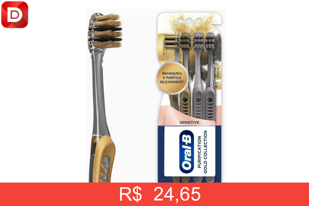 Foto do produto Escova Dental Oral-B Purification Gold Collection
