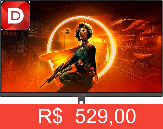 Foto do produto AOC Monitor Gamer 24” 180Hz